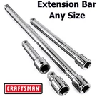 Craftsman 1/4" 3/8" 1/2" In. Drive Extension Bar - Socket Ratchet Any Size New. Price: $6.49.