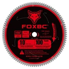 Foxbc 10-INCH Saw Blade 100-TOOTH Tcg For Aluminum And Non-ferrous Metal Cutting New. Price: $58.15.