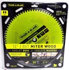 (j) Norske Trade-a-blade 12" X 80T Miter Wood Fine Finishing #TCSBP247 New. Price: $64.99.