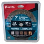 Makita 7 In. Turbo Rim Diamond Blade For General Purpose New. Price: $22.50.