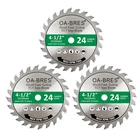 3 Pack 4-1/2-INCH 24T Tct Carbide Tipped Teeth Compact Circular Saw Blade With New. Price: $20.99.