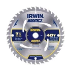 Irwin 14031 Marathon Tpi Carbide Atb Wood Circular Saw Blade 7-1/4 Dia. In. New. Price: $34.06.