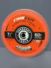 Crescent 7-1/4" X 60-TOOTH Finecut Ultra Finishing Circular Saw Blade New. Price: $24.95.