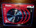 Bauer Pack Of Framing 7-1/4" Saw Blade -non Stick Coated Rim- Item #57093 New. Price: $29.99.