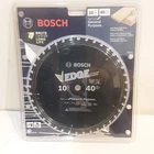 Bosch Edge Brute Carbide 10" General Saw Blade 40 Tooth Long Life New. Price: $14.99.