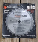 Black & Decker Piranha 7-1/4" Professional Saw Blade 24T Carbide Nos #73-737 New. Price: $12.99.