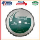 Tomax 12-INCH 100T Tcg Saw Blade For Aluminum & Non-ferrous Metals, Arbor New. Price: $59.99.