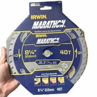 Irwin Marathon 8 1/4 40T 210MM New. Price: $24.99.