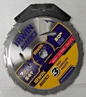 Irwin Marathon 24033SML 7-1/4" 24T Framing Ripping Circular Saw Blade Pack New. Price: $12.00.