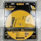 New Dewalt 10 Inch Anti-stick Coating 80T Sawblade DW3218PT C4. Price: $34.95.