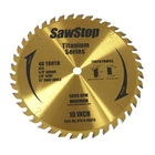 Sawstop BTS-R-40ATB Titanium Series 10" Tooth Premium Woodworking Blade New. Price: $95.00.