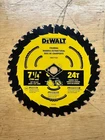 Dewalt DWA171424 71/4 In 24T Circular Saw Blade New. Price: $10.00.