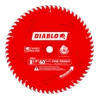 Diablo D0860X 8-1/4" 60-TEETH Fine Finish Saw Blade For Wood New. Price: $47.99.
