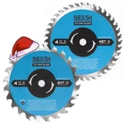 Seesii Circular Saw Blades, 24T & 40T 2-PACK 4-1/2"(3/8" Arbor), Blue New. Price: $14.43.