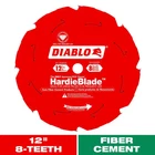 Diablo D1208DH 12" 8-TOOTH Hardieblade Fiber Cement Circular Saw Open. Price: $49.99.