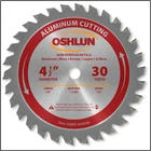 Oshlun SBNF-045030 4-1/2" X 30T Aluminum Cutting Saw Blade 3/8" Arbor New. Price: $31.25.