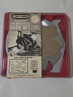 Vintage Craftsman 9 3257 Kromedge Thin Rim Satin Saw Blade Cut Dado Set Open. Price: $24.99.