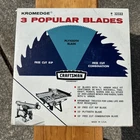 Vintage Sears Craftsman Kromedge Saw Blades Set 9-32322 Woodworking Tools Used. Price: $40.00.