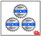 3PACK 1/2 Circular Saw Blade 24T With 3/8-INCH Arbor, Tct Carbide Tipped New. Price: $12.20.