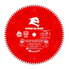 Diablo D1090X 10" 90-TEETH Wood Demon Ultimate Polished Finish Saw Blade New. Price: $62.99.