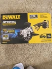 Dewalt DCS571E1 20V Max Atomic 4-1/2" Cordless Brushless Circular Saw Kit New. Price: $200.00.