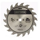 Craftsman Carbide Circular Saw Blade 3/8 Inch 18T Fast Cutting Chn 37650 New. Price: $12.98.
