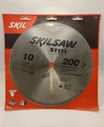 Skil Circular Saw Blade 200 Teeth 10 Plywood, Plastic, Laminates 5/8 Arbor New. Price: $19.49.