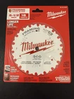 Milwaukee Tool 48-40-0520 5-1/2" 18T Framing Circular Saw Blade New. Price: $9.00.