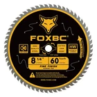 Foxbc 8-1/4 Inch Table Saw Blade 60 Tooth Fine Finish Wood Cutting With 5/8" Arb New. Price: $35.99.