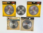 FIVE(5) - Circular Saw Blade 6 1/2" Irwin, Vermont American, Black & Decker Nos New. Price: $33.16.