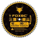 Foxbc 10" 80T Ultra Finish Table Saw Blade - Wood Cutting, 5/8" Arbor New. Price: $52.08.