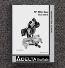 Instruction Manual Fits Delta Inch Compound Miter Saw MS210 Good. Price: $14.97.