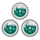 3 Pack Combo 7-1/4 Inch Circular Saw Blades With 5/8" Arbor, Tct Atb 24T Fram... New. Price: $30.46.
