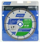 Norton 7 Diamond Professional Grade Segmented Masonry Blade, No. 50510-038 New. Price: $10.99.