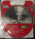 Vermont American 10" 80T King Carbide Fine Finish Saw Blade 27716 New. Price: $30.00.