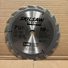 Skilsaw 7 1/4 Carbide 18 Teeth Rip /crosscut Blade New. Price: $10.80.