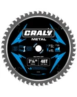Craly 7-1/4 Inch 48 Teeth Steel And Ferrous Metal Cutting Circular Saw Blade, 5/ New. Price: $38.70.