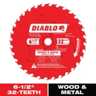 6-1/2IN. X 32-TOOTH Carbide Circular Saw Blade For Wood And Metal New. Price: $31.82.