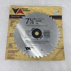 Vermont American Krome King 7-1/4" Circular Saw Blade Cutoff Rip Nos Usa 25230 New. Price: $10.99.