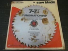 Vermont American Valued 7-7.25" Combination/rip Saw Blade New. Price: $13.95.