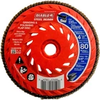Diablo Speed Demon Flap Disc, 4 1/2IN., 80 Grit Conical, Hub, Model# New. Price: $12.97.