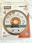 New Rigid 5" Professional Tile Blade Dry/wet Diamond HD-CM50P (mesh-x). Price: $22.99.