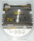 Do It 7 1/4" 18 Teeth Saw Blade Framing And Ripping Fast Cut Usa Seller New. Price: $9.99.