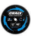 Craly 12 Inch 80 Teeth Fine Finish Wood Cutting Circular Saw Blade, Arbor New. Price: $64.99.