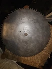 Large Steel Circular Saw Blade Silver Industrial Metal Cutting Tool Single Pack Used. Price: $66.00.