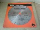 Black & Decker 1/4" 73-197 Precision Ground Steel Metal Cutting Blade, Nos New. Price: $19.00.