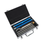 New Carbide Tipped Woodturning Tools Set With Interchangeable Alloy Grip Handle. Price: $54.81.