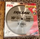 Vtg Skilsaw 10" Blade Tooth Fine Finish 2003 Plywood Steel 74102 New. Price: $25.00.