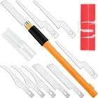 Hand Saw Kit, 9 Razor Blades For Miniatures, Diy Crafts Wood Yellow New. Price: $14.71.
