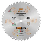 Cmt 251.042.10 Itk Xtreme General Purpose Saw Blade, 10-INCH 40 Teeth Atb New. Price: $45.08.